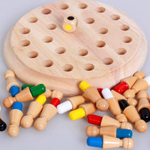 Load image into Gallery viewer, Wooden Memory Match Stick Chess
