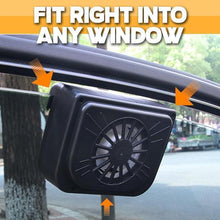 Load image into Gallery viewer, Solar Power Auto Cooling Fan