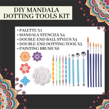 Load image into Gallery viewer, DIY Mandala Dotting Tools Kit