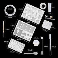 Load image into Gallery viewer, DIY Silicone Crystal Jewelry Mold Set