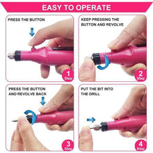 Load image into Gallery viewer, Portable Electric Nail Polisher